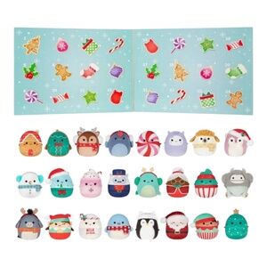 Squishmallows 24 Micromallows Deluxe Advent Holiday Calendar 2025 Christmas 2.5"